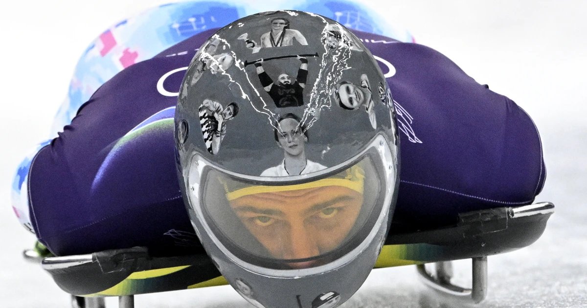 Ukraine skeleton racer Vladyslav Heraskevych disqualified from Winter Olympics over helmet honoring war dead