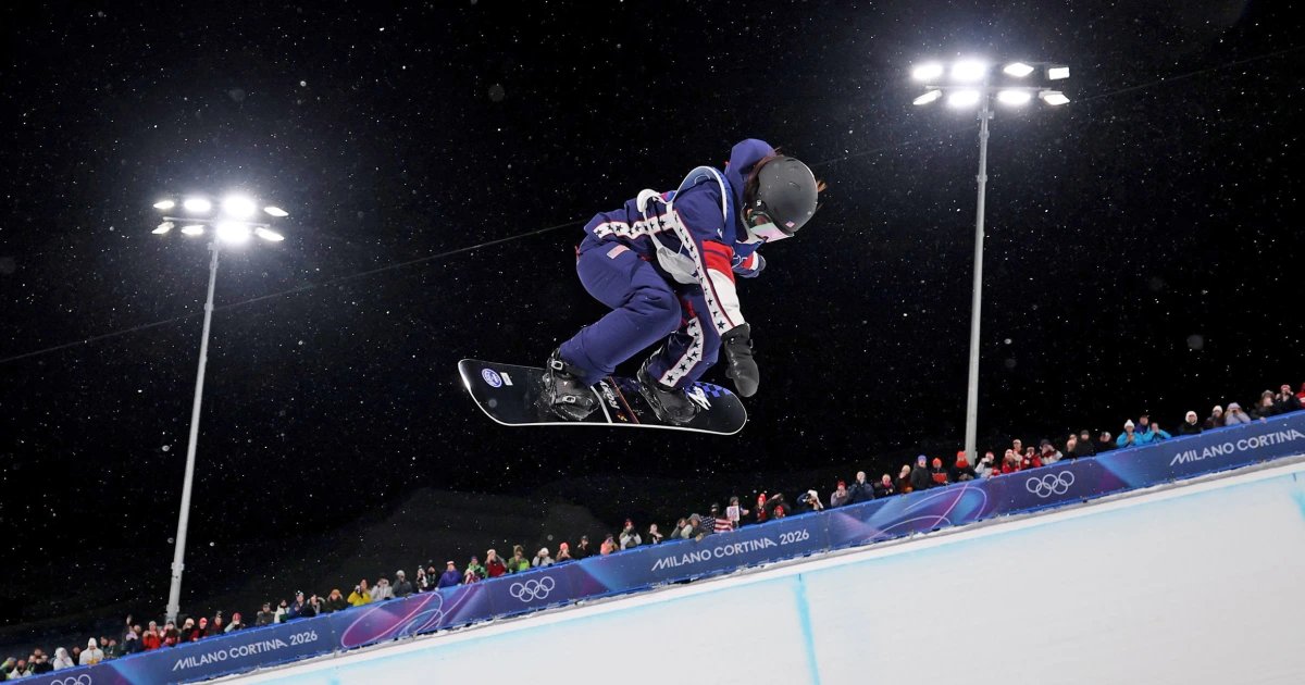 Chloe Kim takes silver, falls short of history