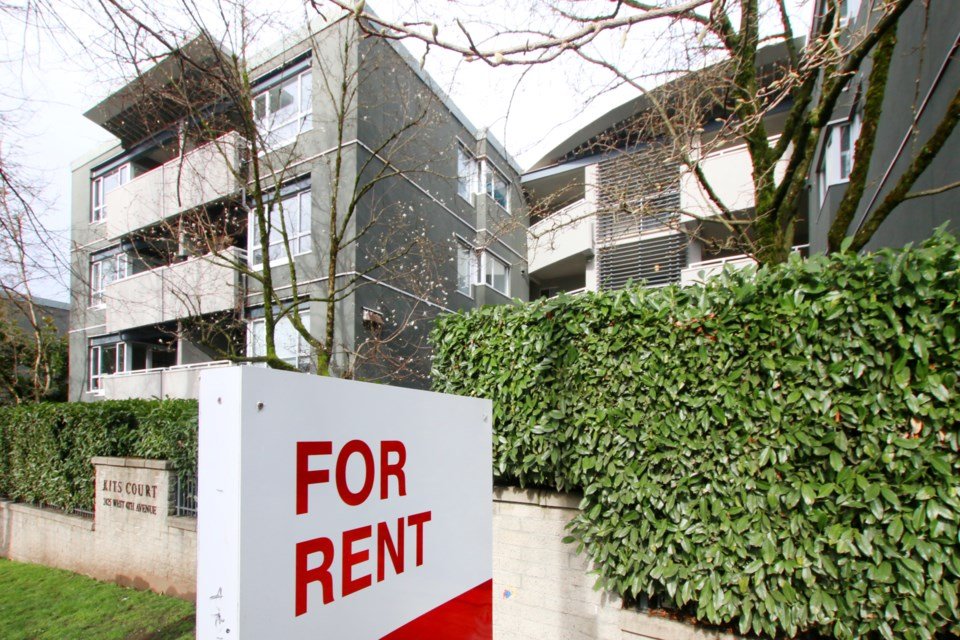 Rents falling in B.C. as demographic changes curb rental demand, says report