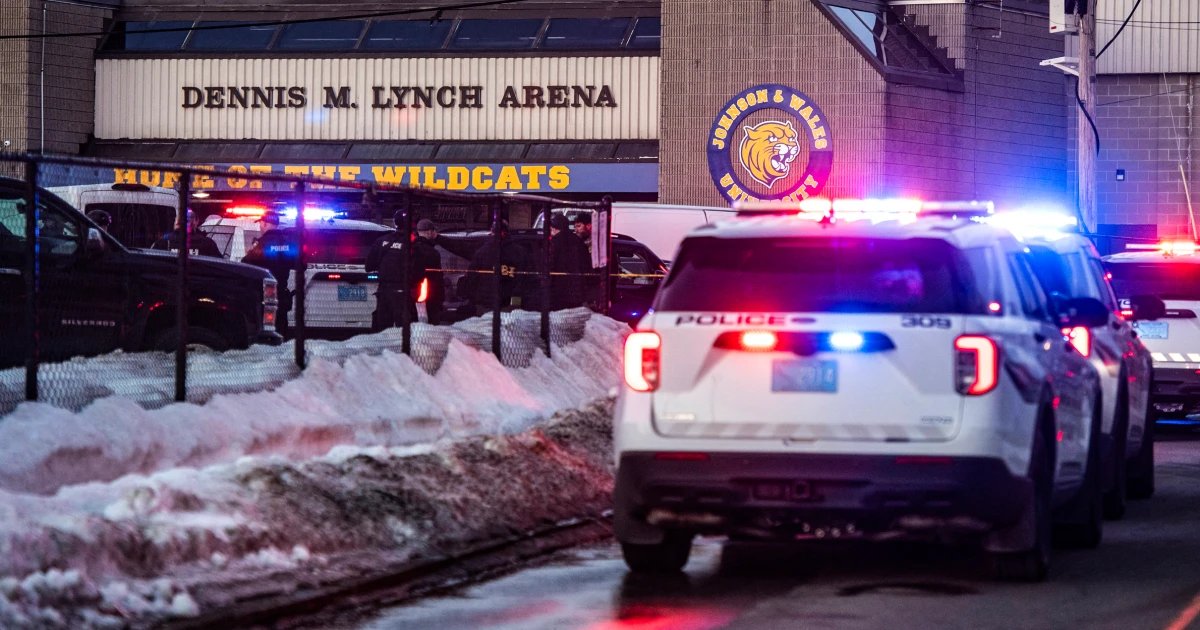 Man says he grabbed gun and struggled with shooter who opened fire at Rhode Island youth hockey game