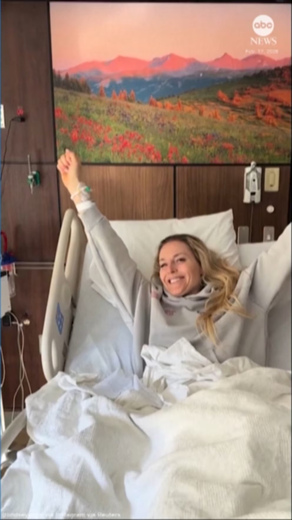 WATCH:  Lindsey Vonn documents journey from Italy to US