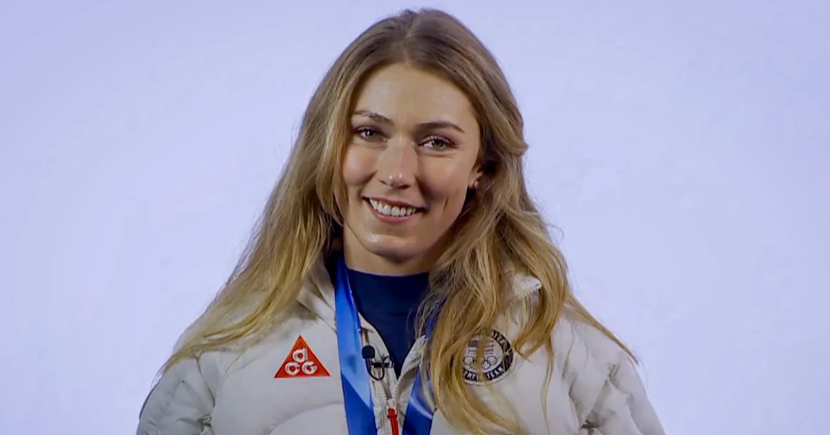 Mikaela Shiffrin drops F-bomb, talks celebrating gold with espresso martini