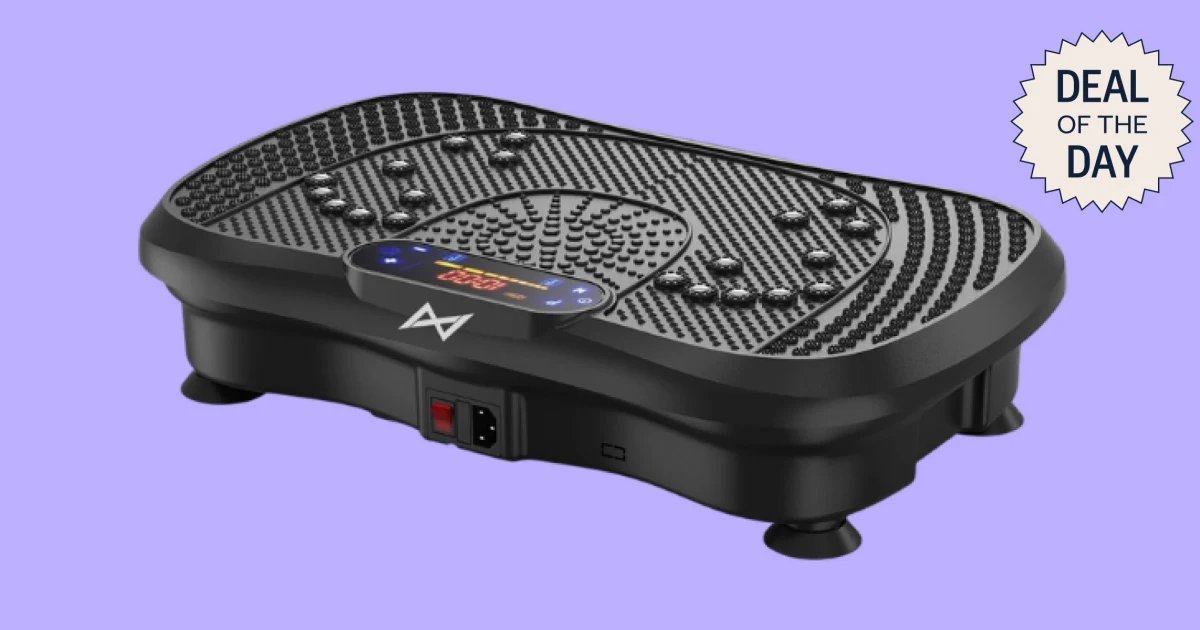 This Vibration Plate is 31% Off