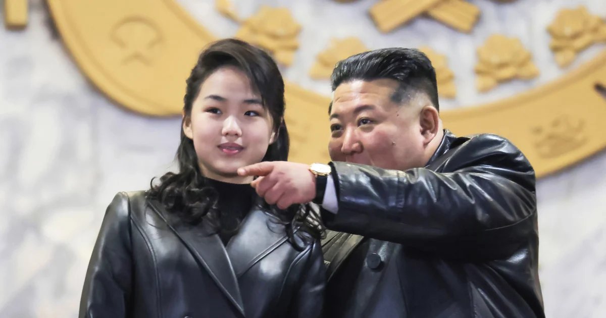 Kim Jong Un fuels succession buzz with daughter’s matching leather jacket