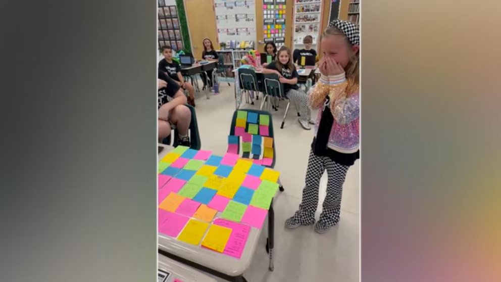 WATCH:  Schoolkids' act of kindness goes viral