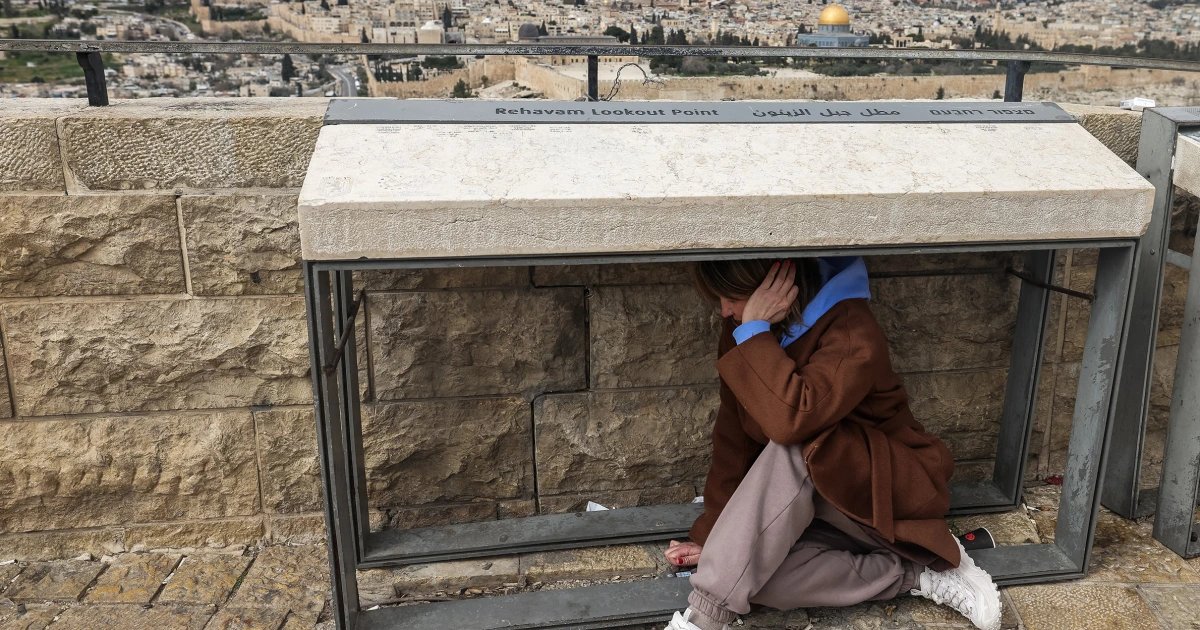 Israelis seek shelter as Iran launches retaliatory strikes