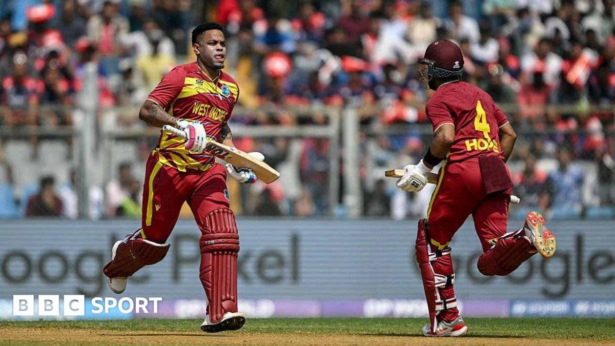 T20 World Cup: West Indies race to victory to reach Super 8s and knock out Nepal