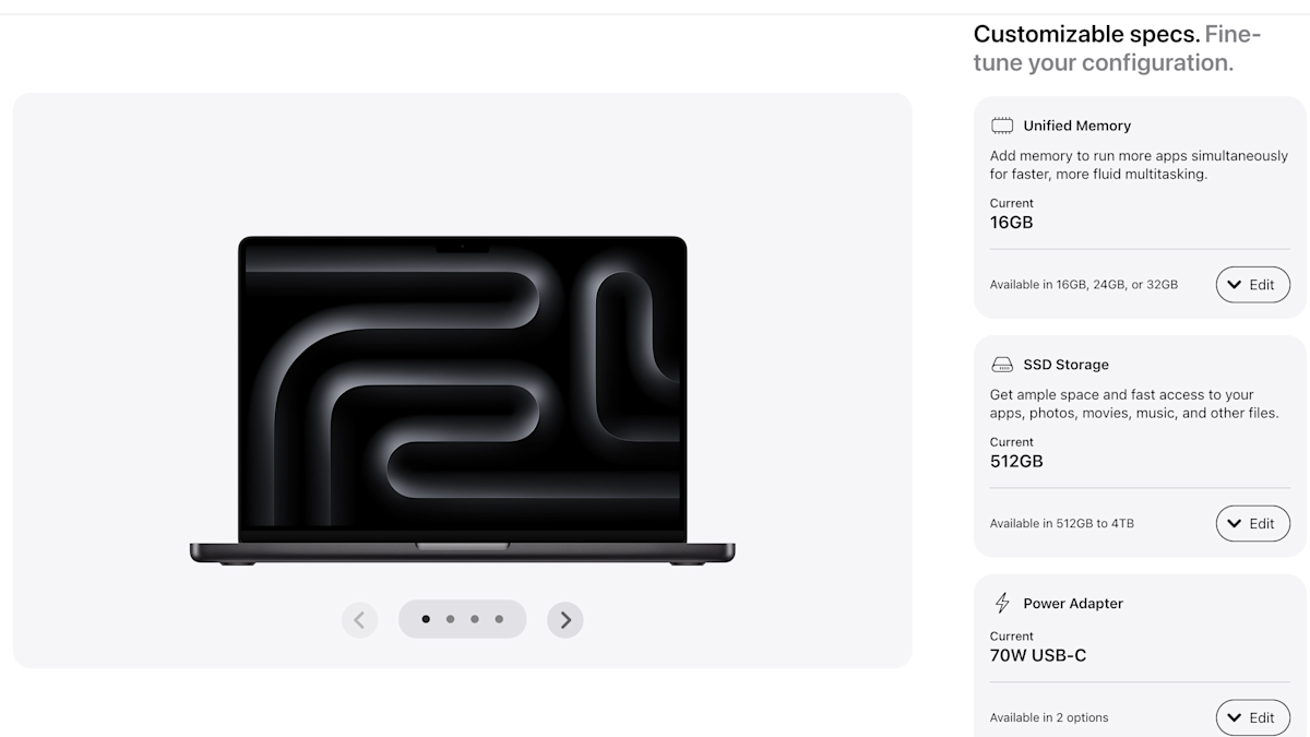 Apple’s online store now lets you build a new Mac exactly the way you want