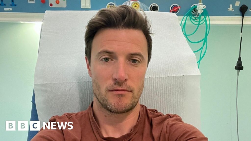 Dad who nearly lost tongue to cancer urges men's virus awareness