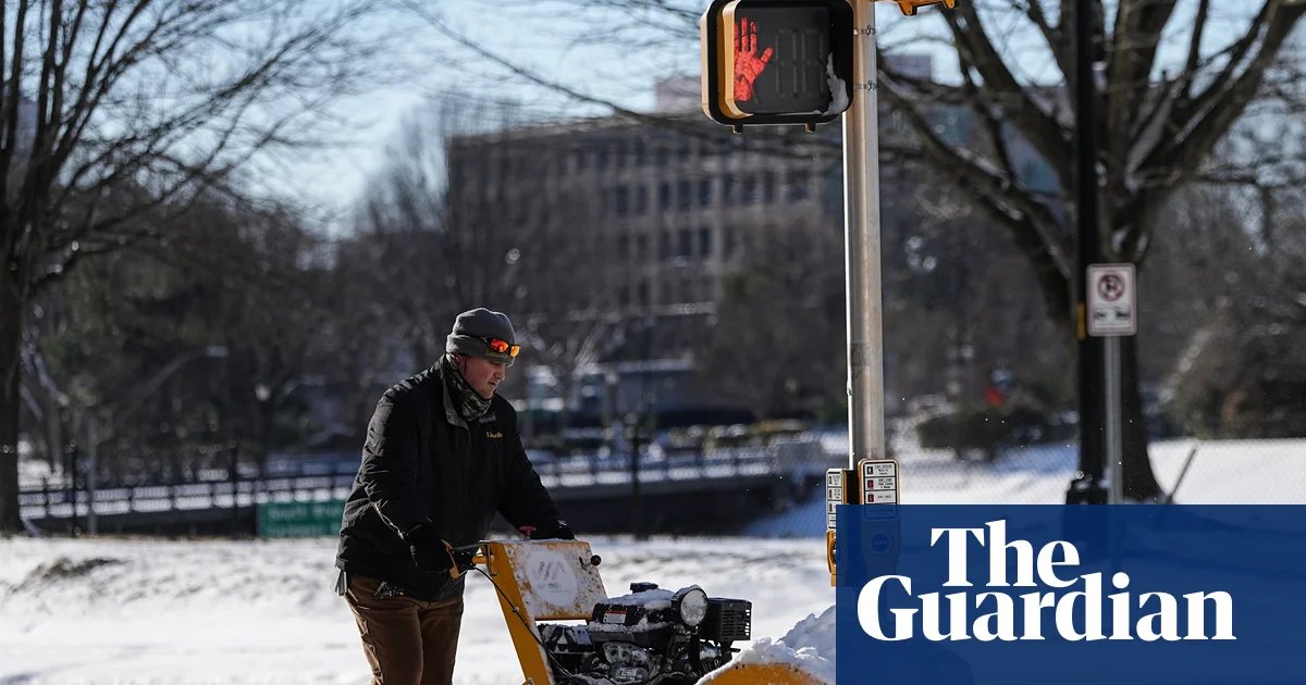 Bomb cyclone brings freezing temperatures and snow to millions in US | US weather