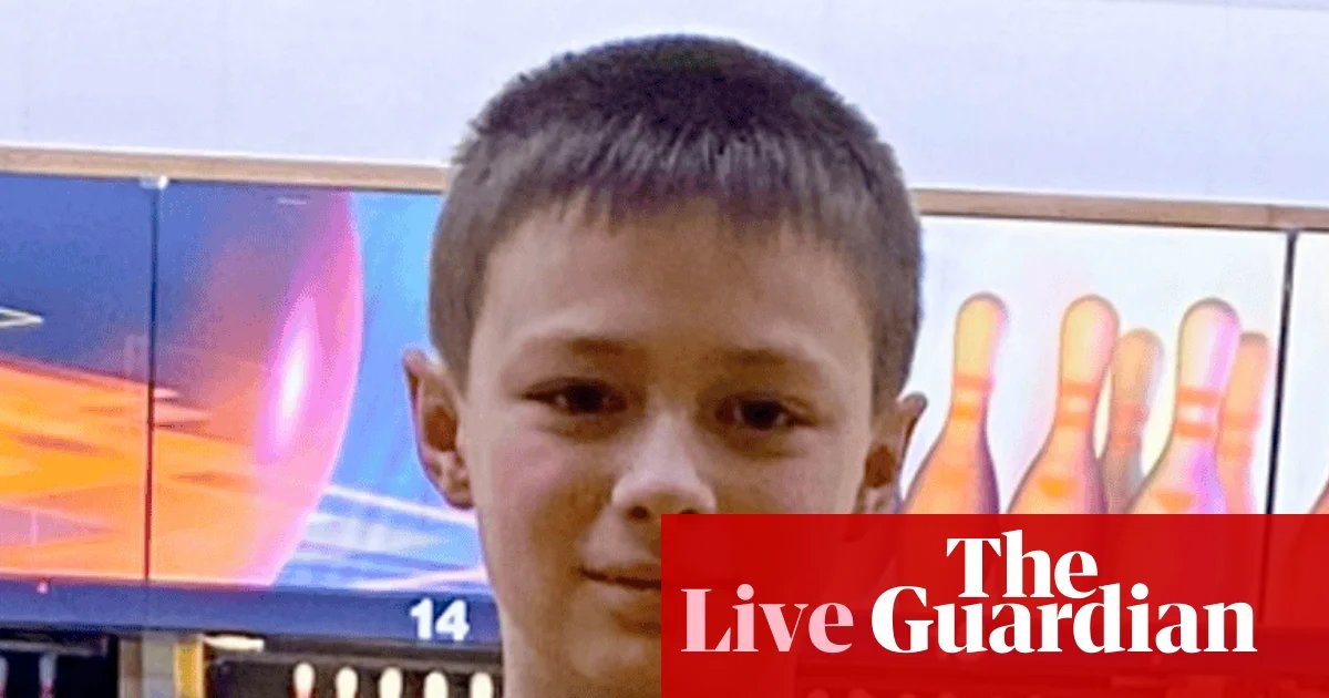Teen boy who admitted to killing 12-year-old Leo Ross to be sentenced – live updates | UK news