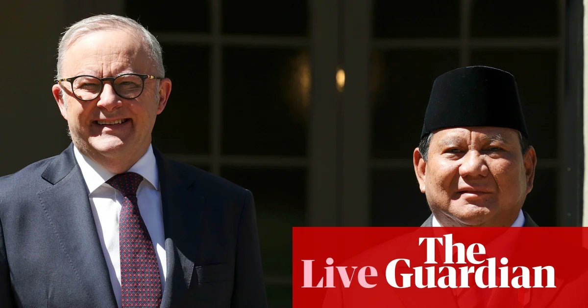 Australia news live: Albanese travels to Indonesia to sign ‘watershed’ security pact; NSW man charged after allegedly displaying Nazi symbols | Australia news