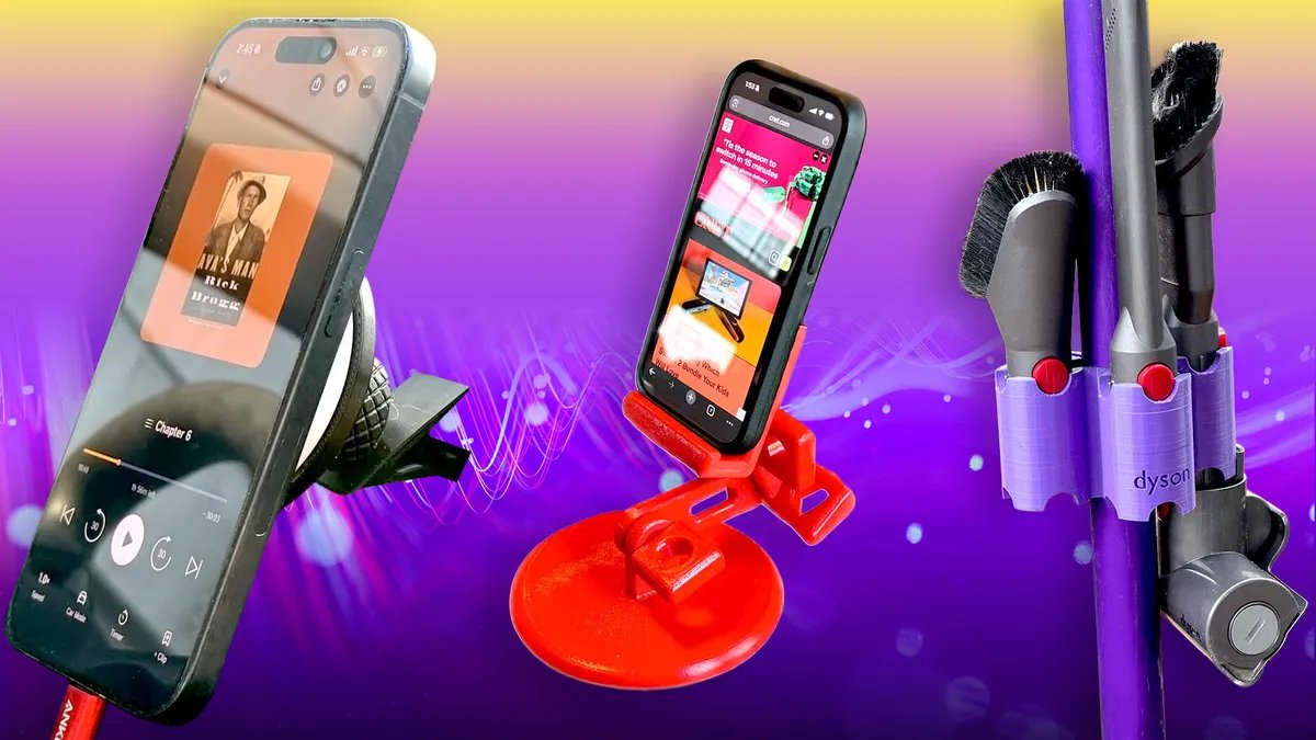 I 3D Printed Dyson Vacuum Tools and Other Cool Home Accessories