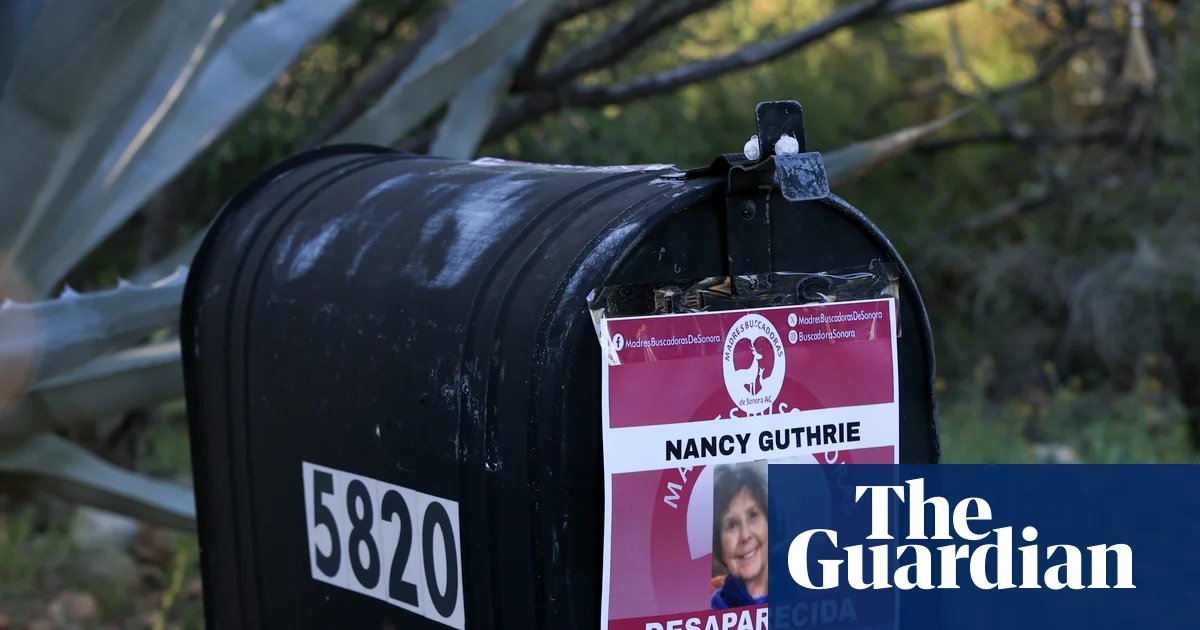 Savannah Guthrie offers $1m reward for return of her mother: ‘We still believe in a miracle’ | US crime