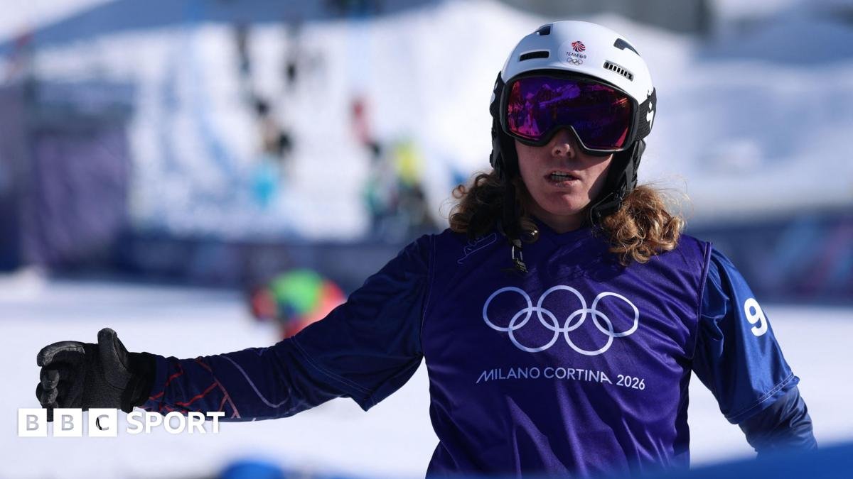 Winter Olympics 2026: Charlotte Bankes exits snowboard cross in quarter-finals