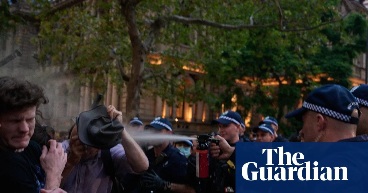 NSW police watchdog to investigate alleged police brutality at Sydney protest against Isaac Herzog | Australian police and policing