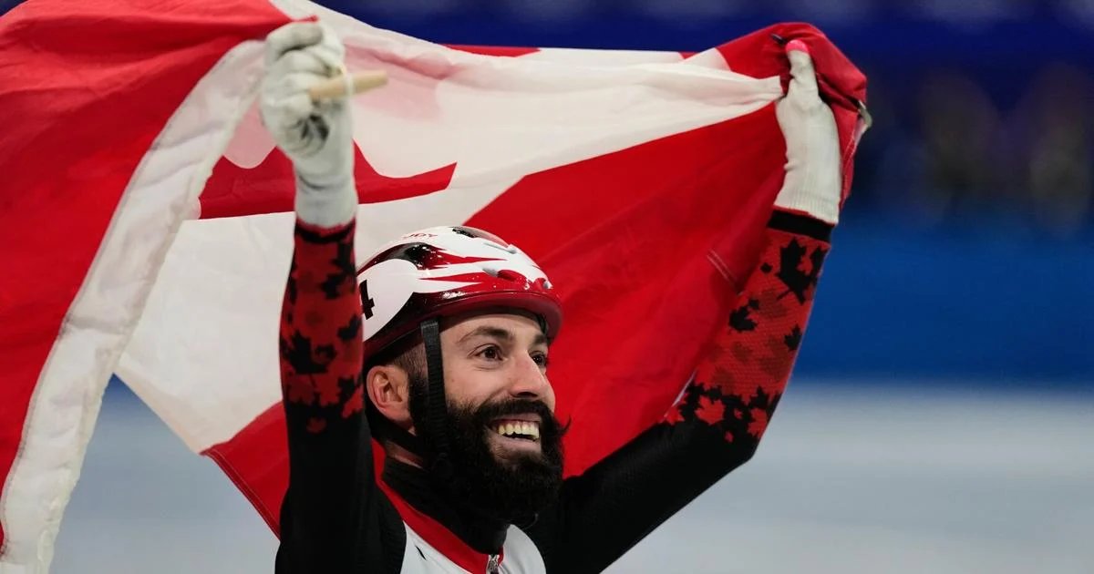 Steven Dubois tops the podium on a day of gold, bronze and a rare smile for Canada's short trackers