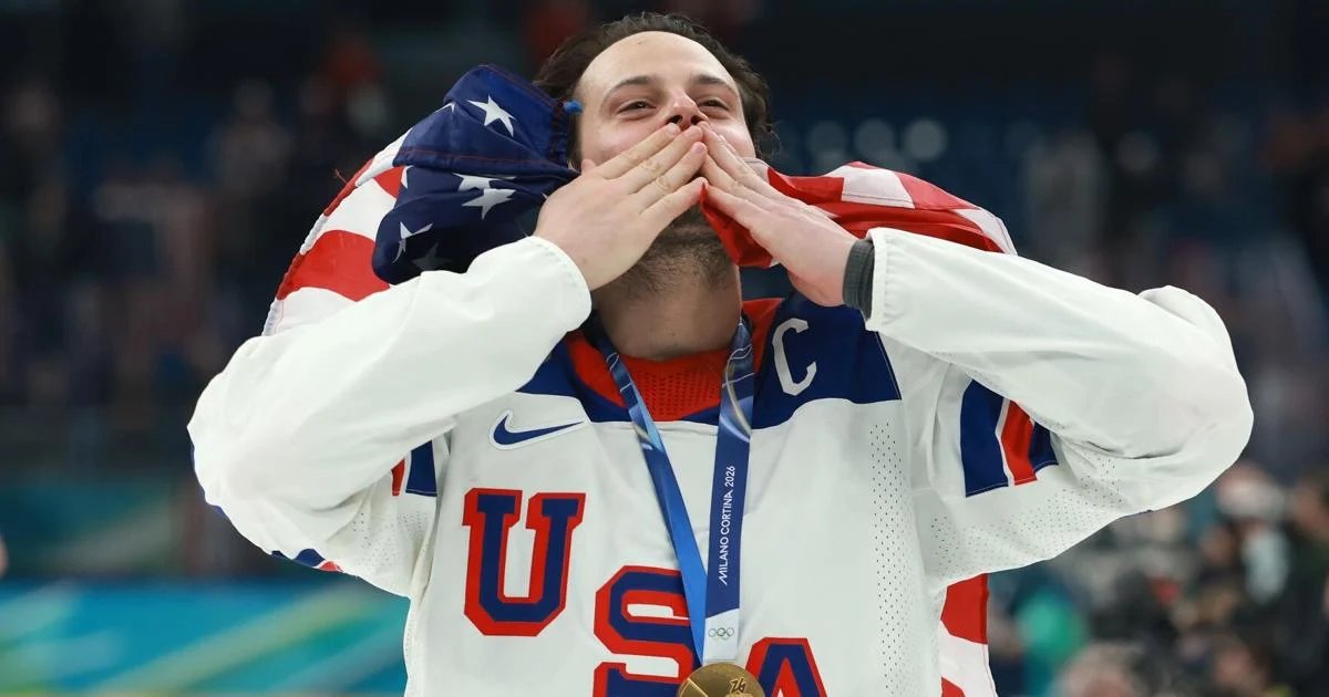 Matthews, Hughes lead U.S. over Canada for hockey gold