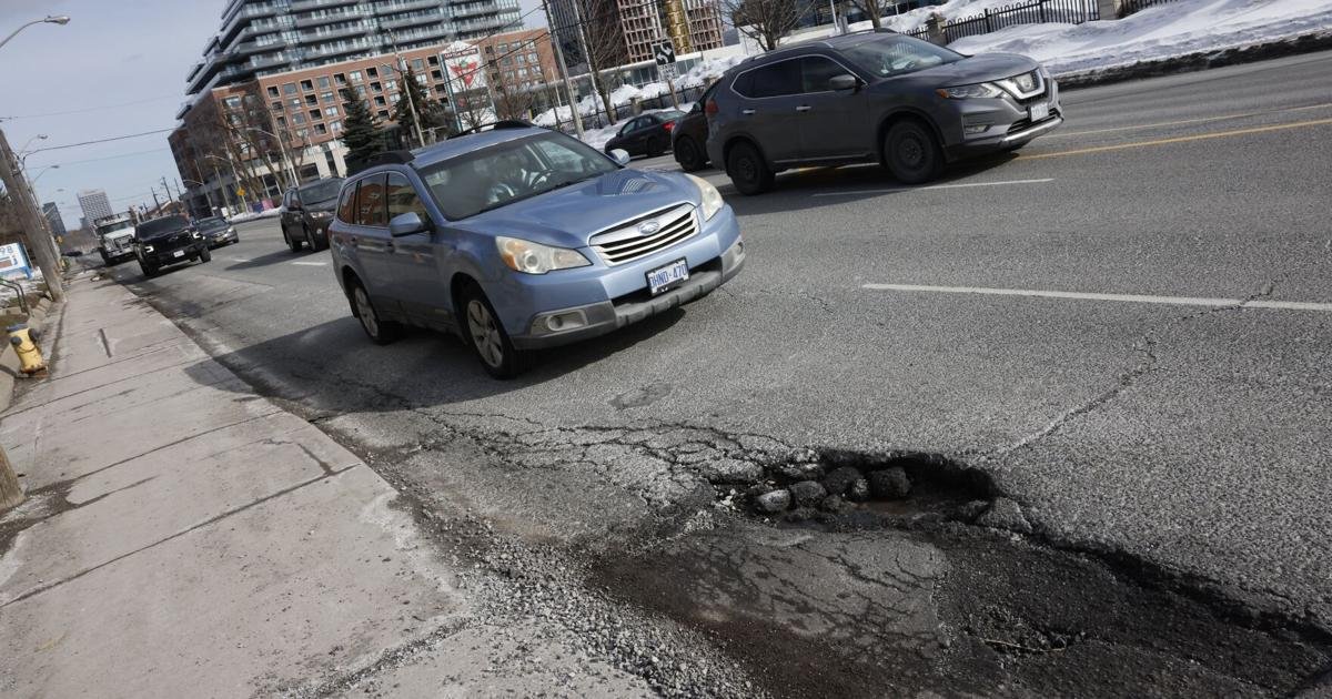 Pothole compensation claims in Toronto spike by nearly 50 per cent amid drop in road repairs, severe weather