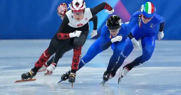 Canada’s Sarault wins 1,000m short-track silver – National