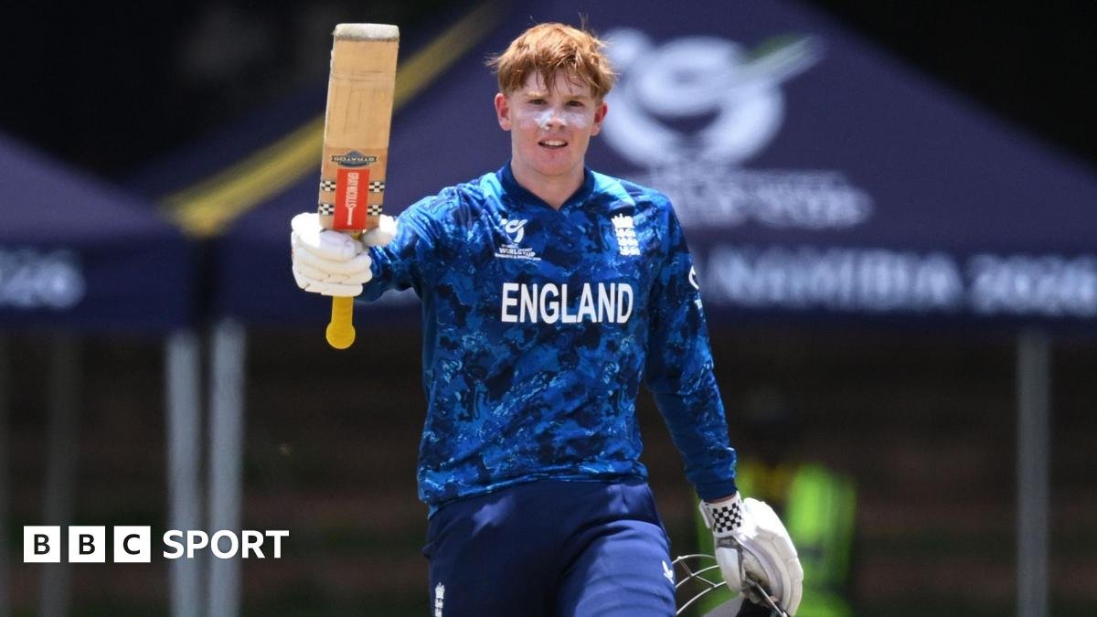 Under-19s World Cup: Thomas Rew century helps England reach final with 27-run over Australia