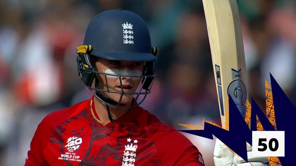 Bethell hits quick-fire 50 for England