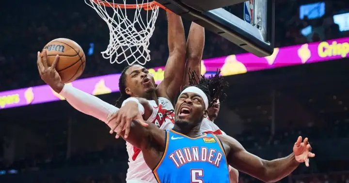 Wallace leads Thunder past Raptors 116-107