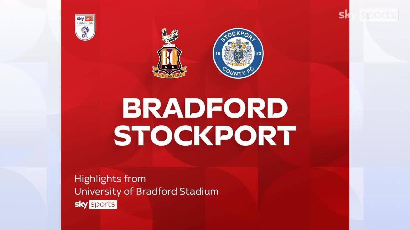 Bradford 1-0 Stockport