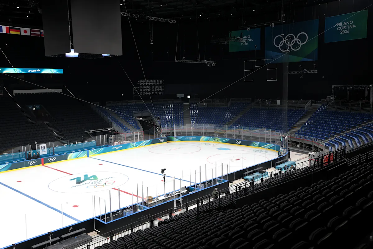 The Olympics are about to start … and the hockey arena is still under construction