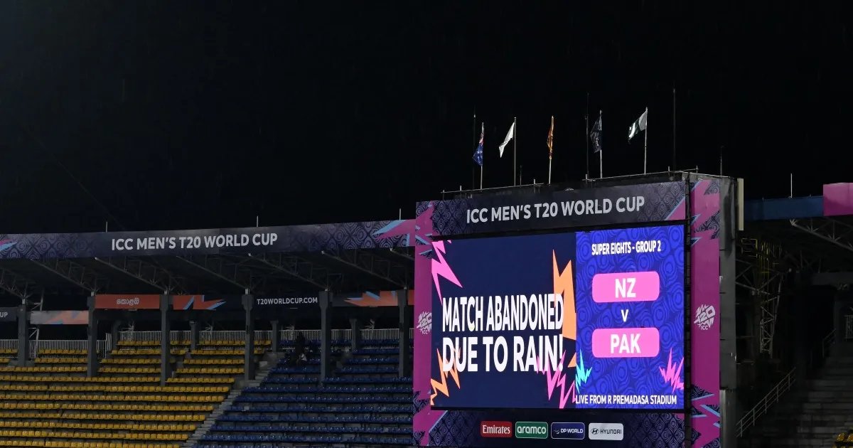 Pakistan-New Zealand Super Eights opener abandoned at T20 World Cup | ICC Men’s T20 World Cup News