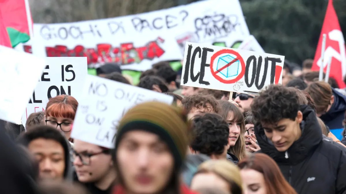 Anti-ICE protesters rally in Milan before Winter Olympics | Winter Olympics News