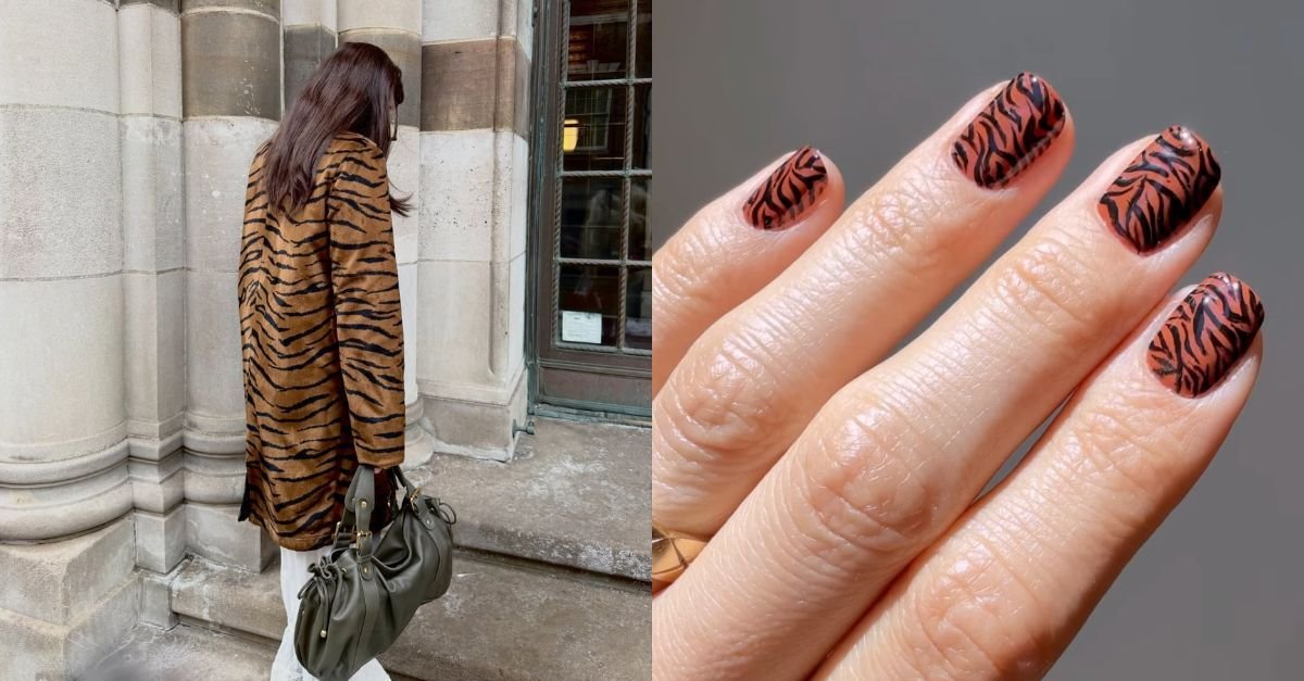 Tiger Stripe Nails Are Trending Ahead of Spring—10 Ideas to Save