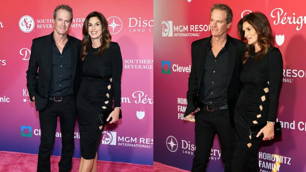 Cindy Crawford Rewears Her Cutout Versace Dress for a Benefit Gala