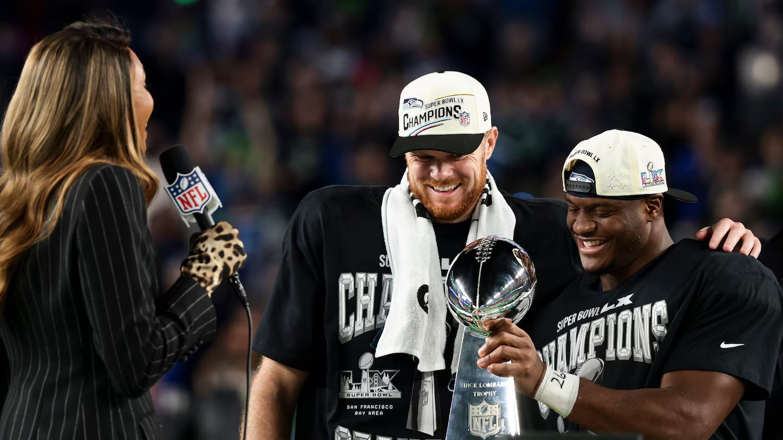 Seahawks ride their defense to a Super Bowl title, pounding the Patriots 29-13