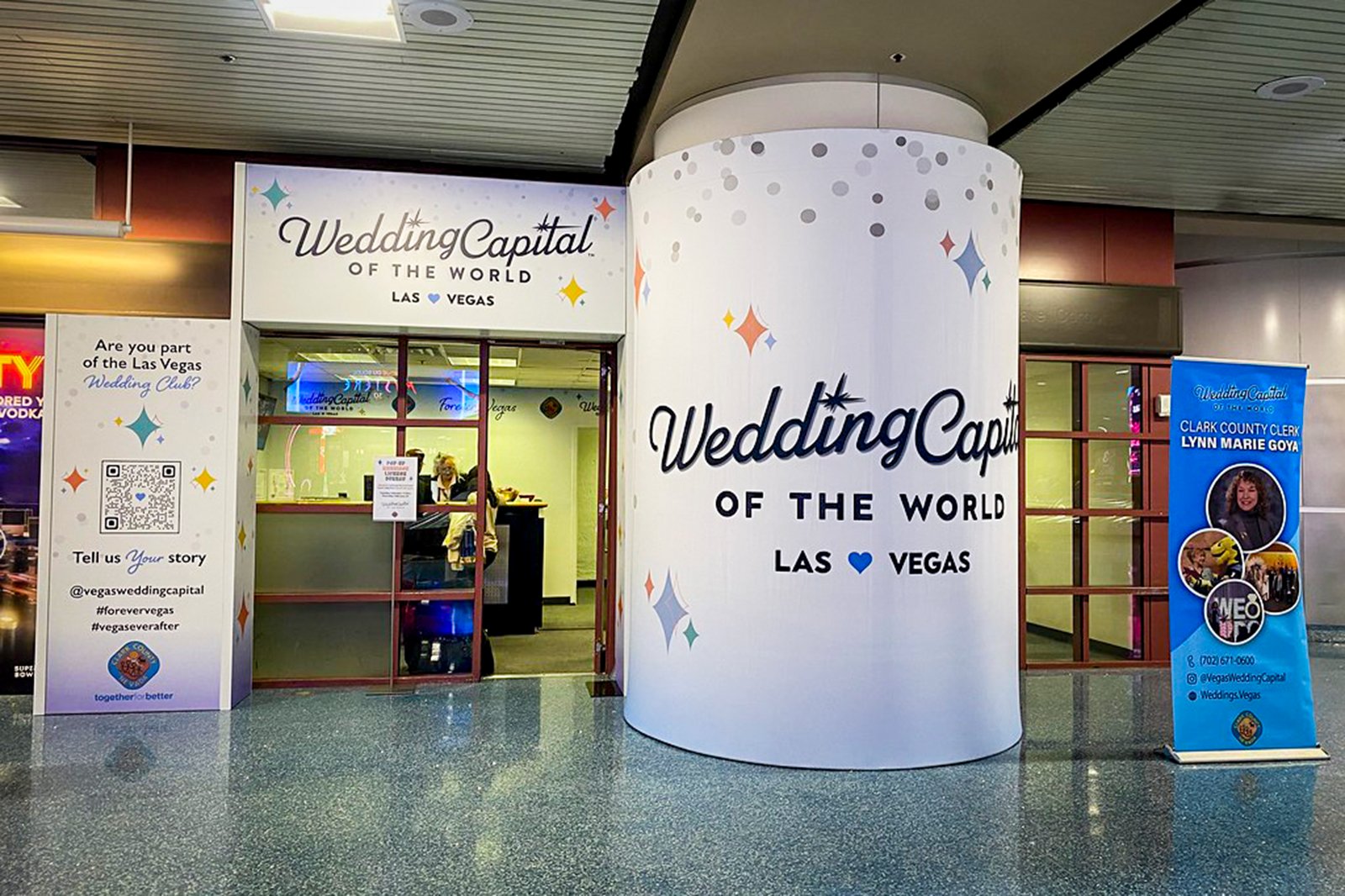 Get a marriage license at this airport pop-up in Las Vegas