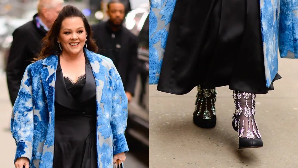 Melissa McCarthy Dons Crystal McQueen Booties for ‘Colbert’