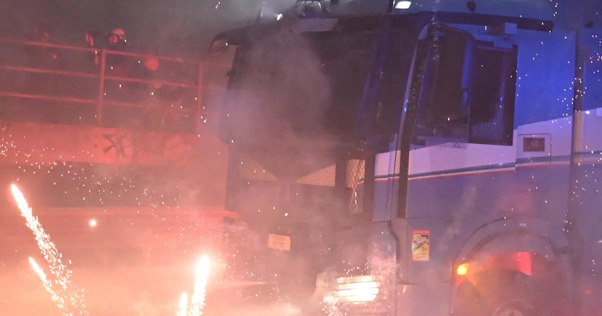 Clashes break out at anti-Olympics protest in Milan