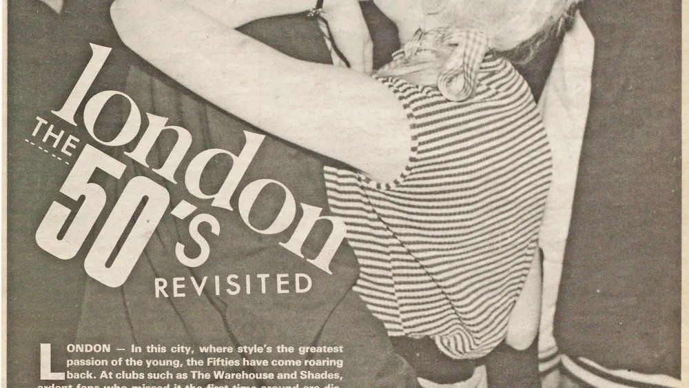 London’s 1980s Love for 1950s American Rock N’ Roll