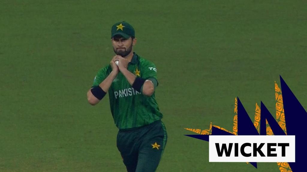 Agha removes Abhishek for a duck in the first over