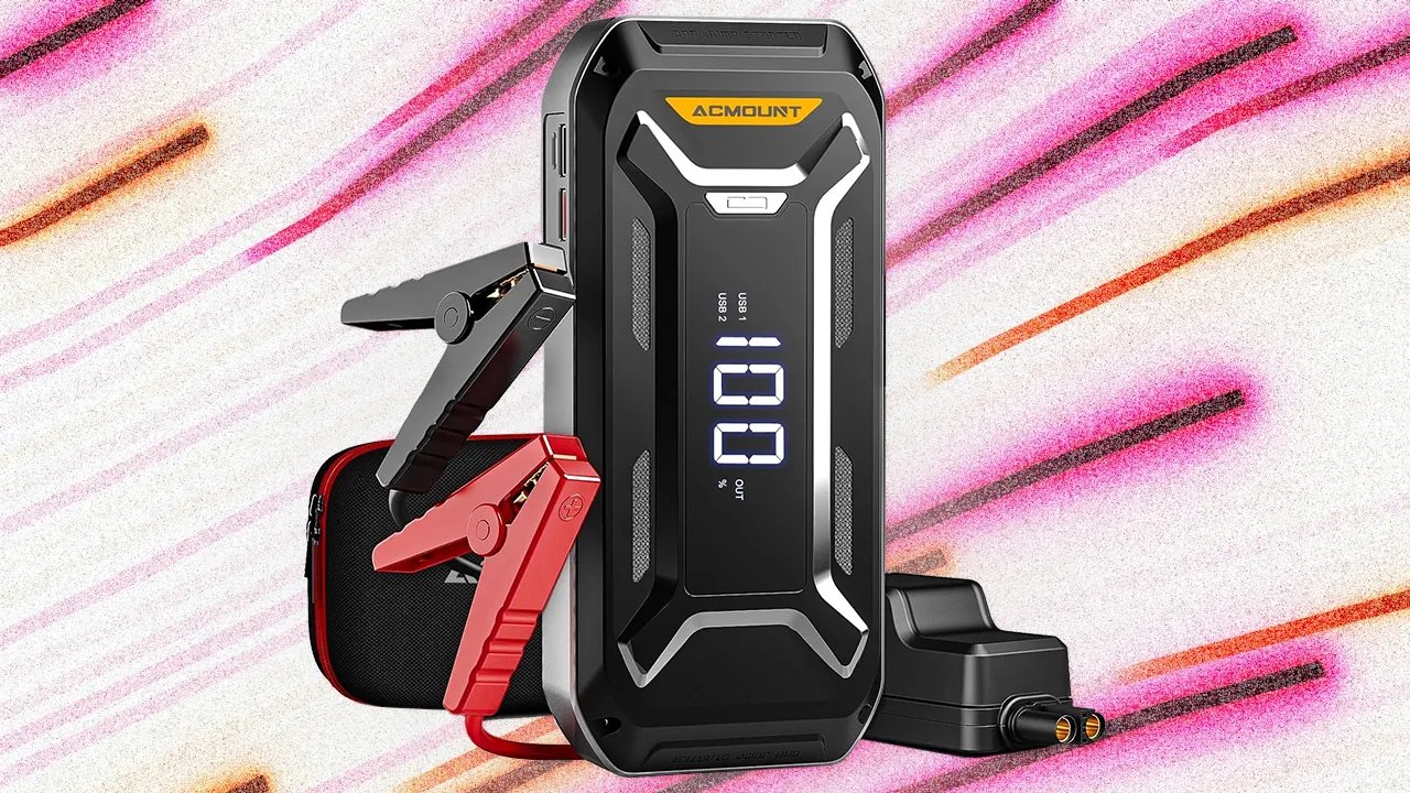 The Acmount 7,000A 12V Cordless Car Jump Starter Drops to Just $33