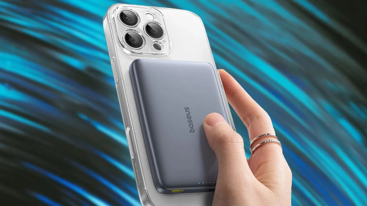 Save 40% Off the Slim Baseus Picogo 10,000mAh Qi2-Certified MagSafe Power Bank