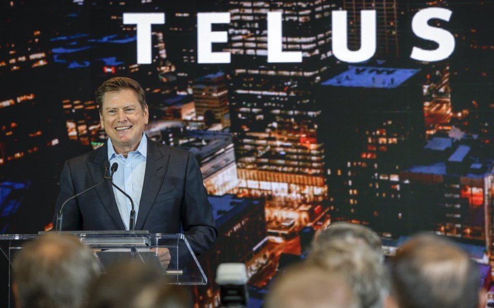 Telus CEO Darren Entwistle to retire at end of June after 26 years in the top job