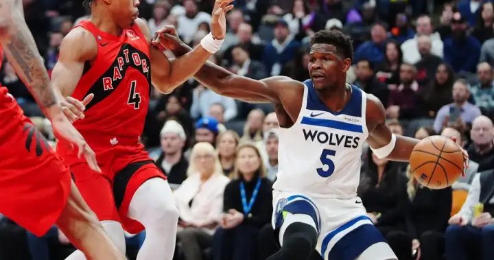 Edwards powers Timberwolves rally over Raptors