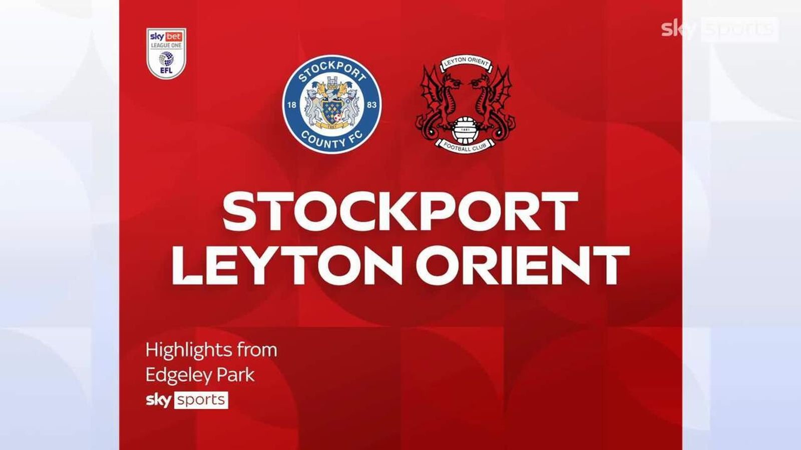 Stockport 0-0 Leyton Orient
