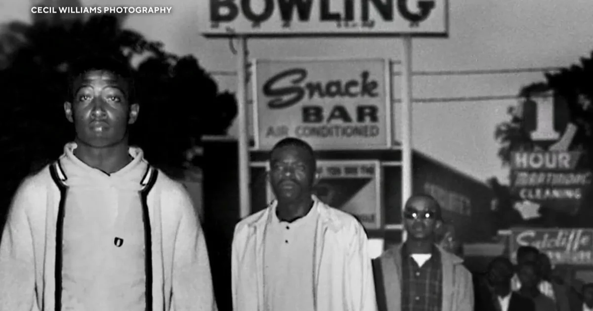It was once a segregated bowling alley. After days of protests for equality, tensions erupted.