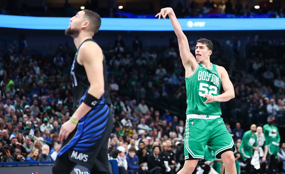 Luka Garza lives above the break for the Boston Celtics when it comes to his 3-point shot