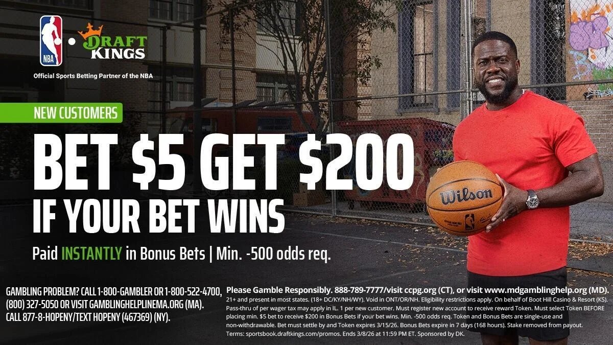 Use DraftKings promo code to get $200 in bonus bets by targeting Arkansas-Alabama, Arizona-BYU on Wednesday