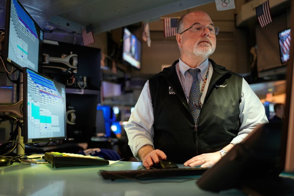 Stocks hold steadier on Wall Street after an encouraging update on inflation