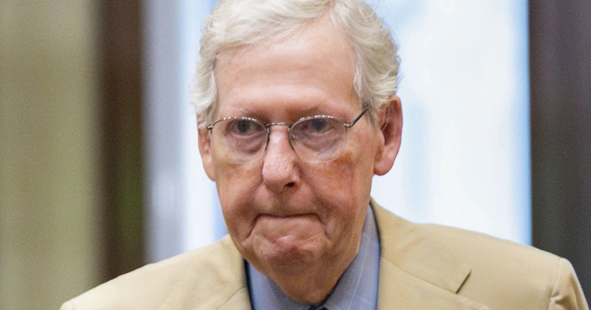Mitch McConnell in the hospital with flu-like symptoms