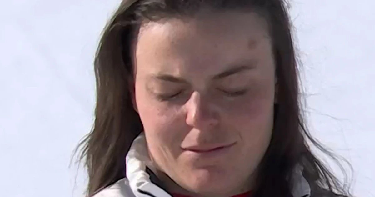 Breezy Johnson wins first U.S. gold, revels in anthem